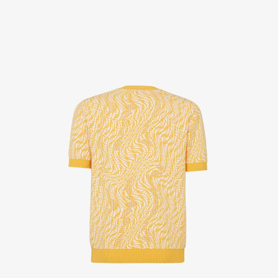 FENDI Yellow viscose jumper outlook