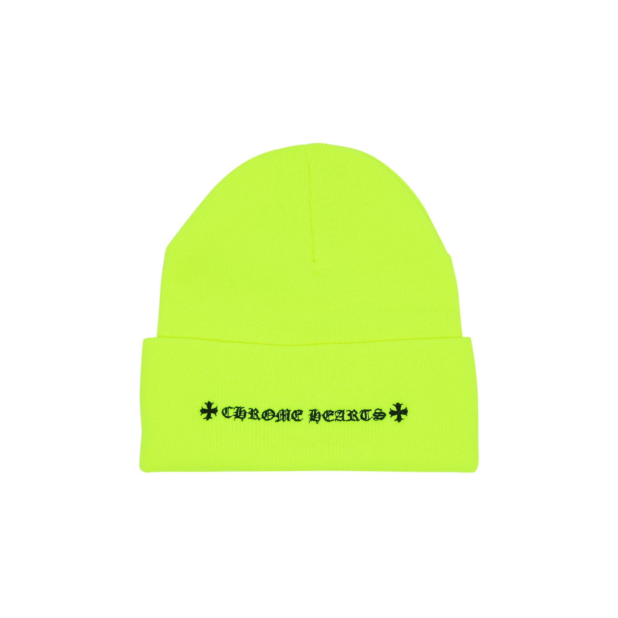 Chrome Hearts Triple Cross Beanie 'Yellow' - 1