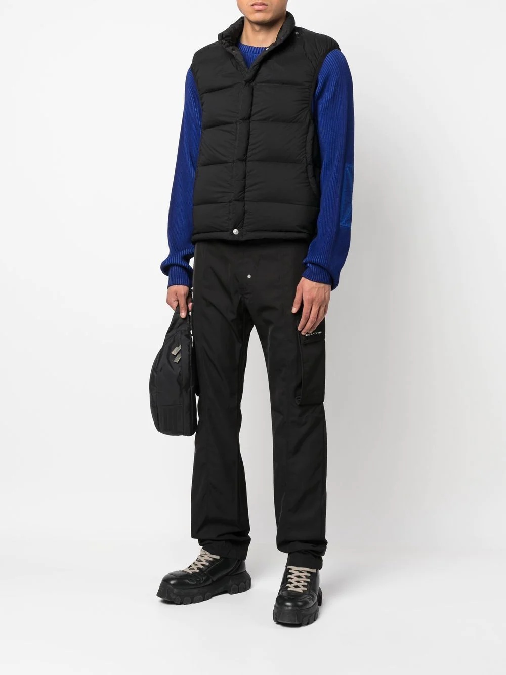 padded-design gilet - 2