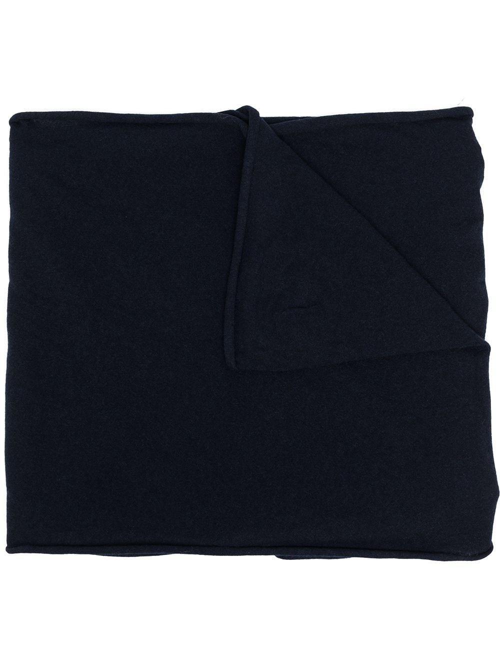 navy cashmere scarf - 1