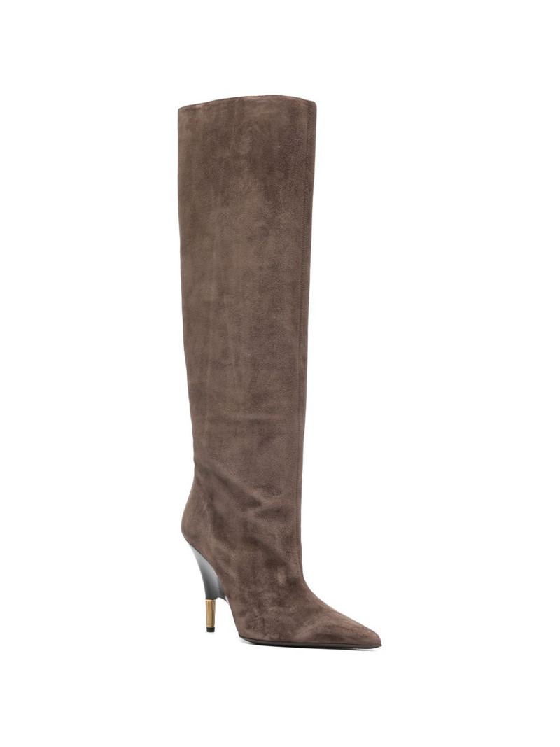 KHAITE Bella knee-high boots outlook