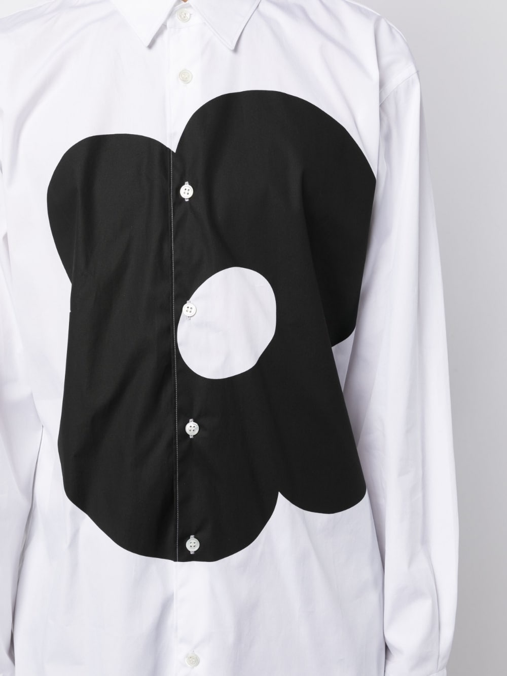 flower-print long-sleeve shirt - 5