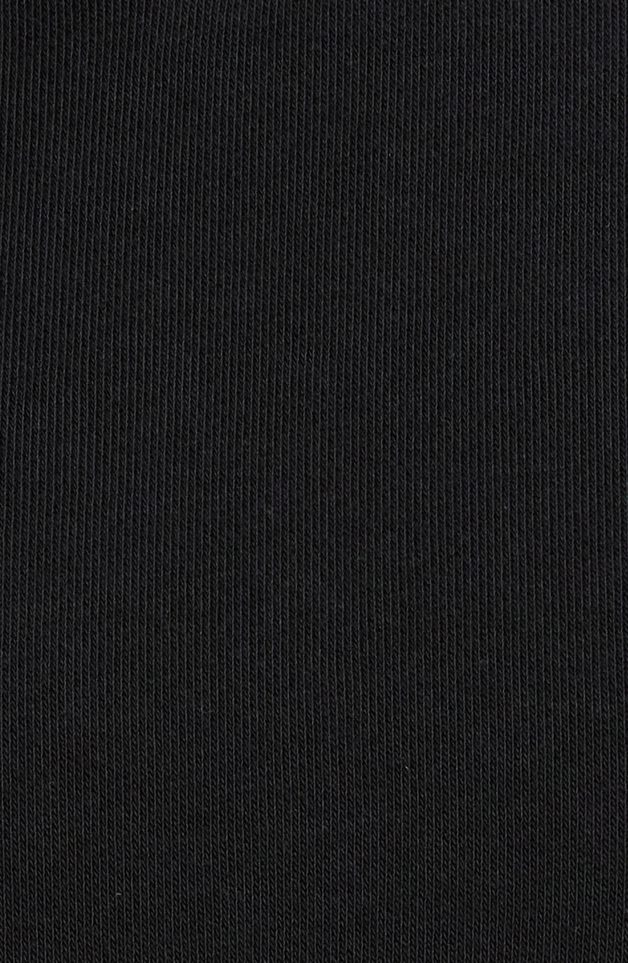 Nike Sportswear Chill Crop Cotton Blend French Terry Top in Black/Sail at Nordstrom - 6