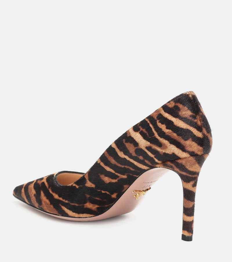 Prada Animal-print calf-hair pumps outlook