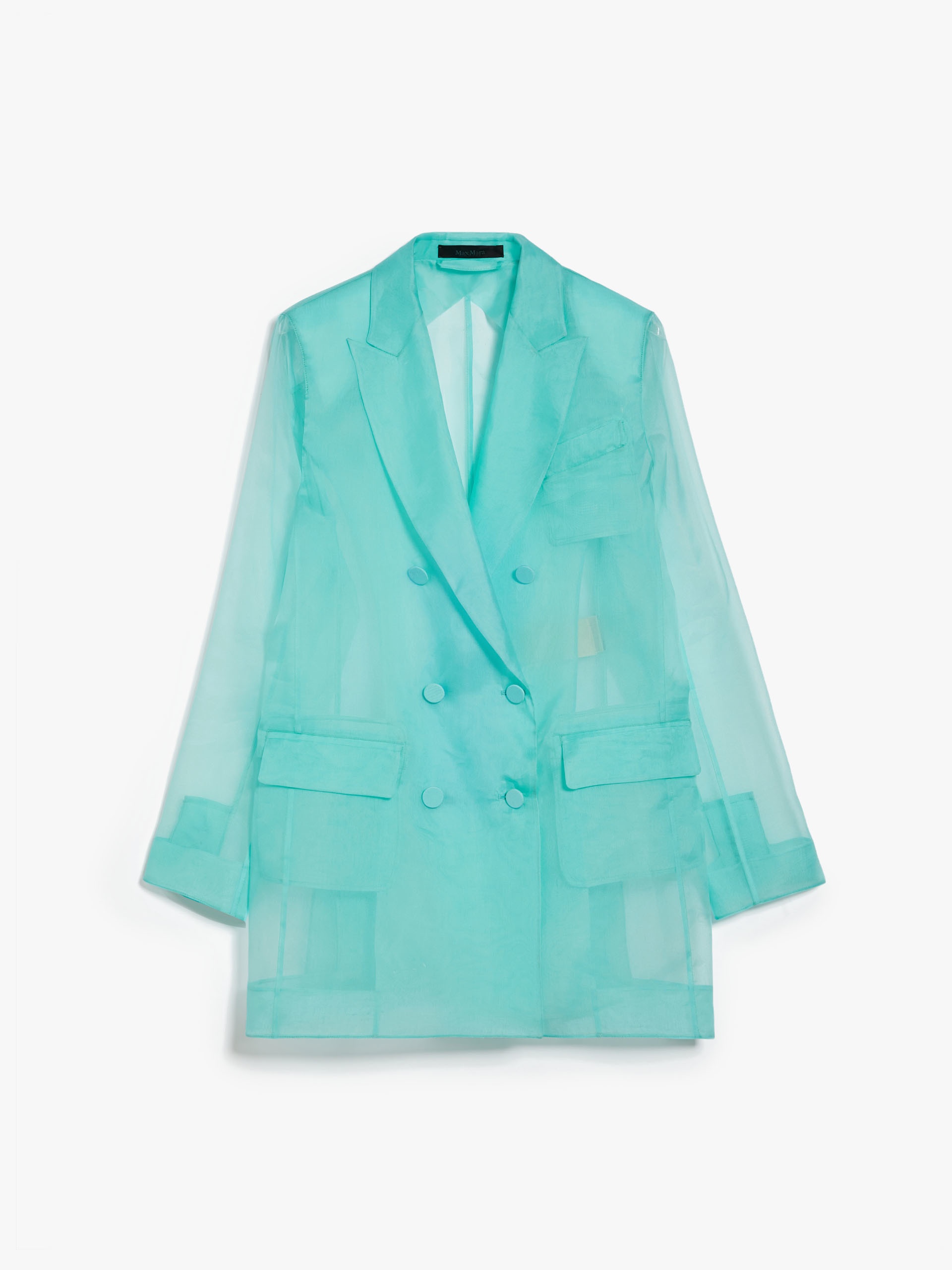NEGRAR Silk organza double-breasted blazer - 1