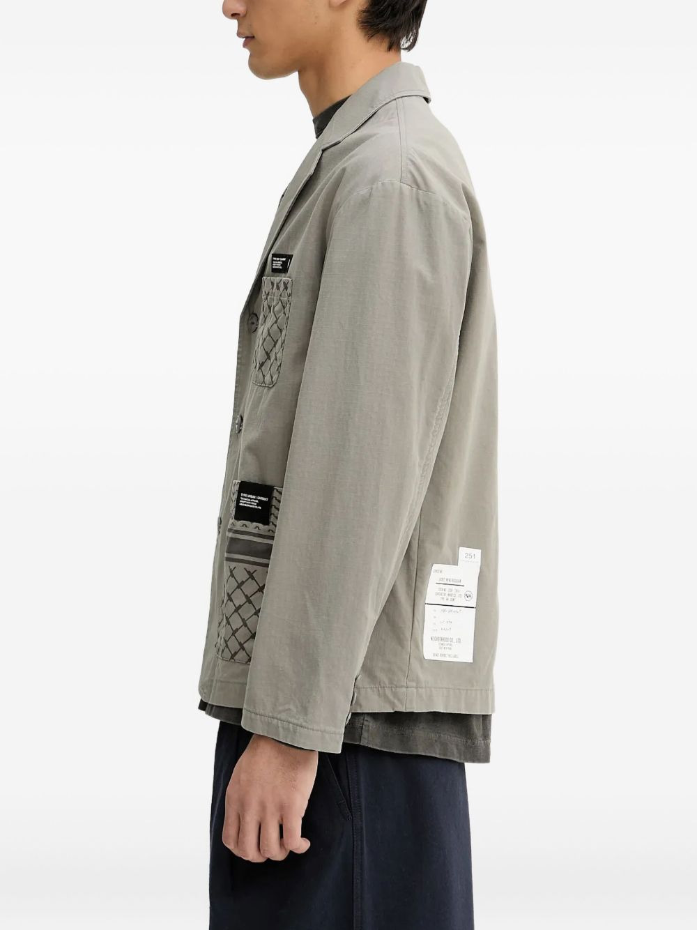 Shemagh patchwork blazer - 2