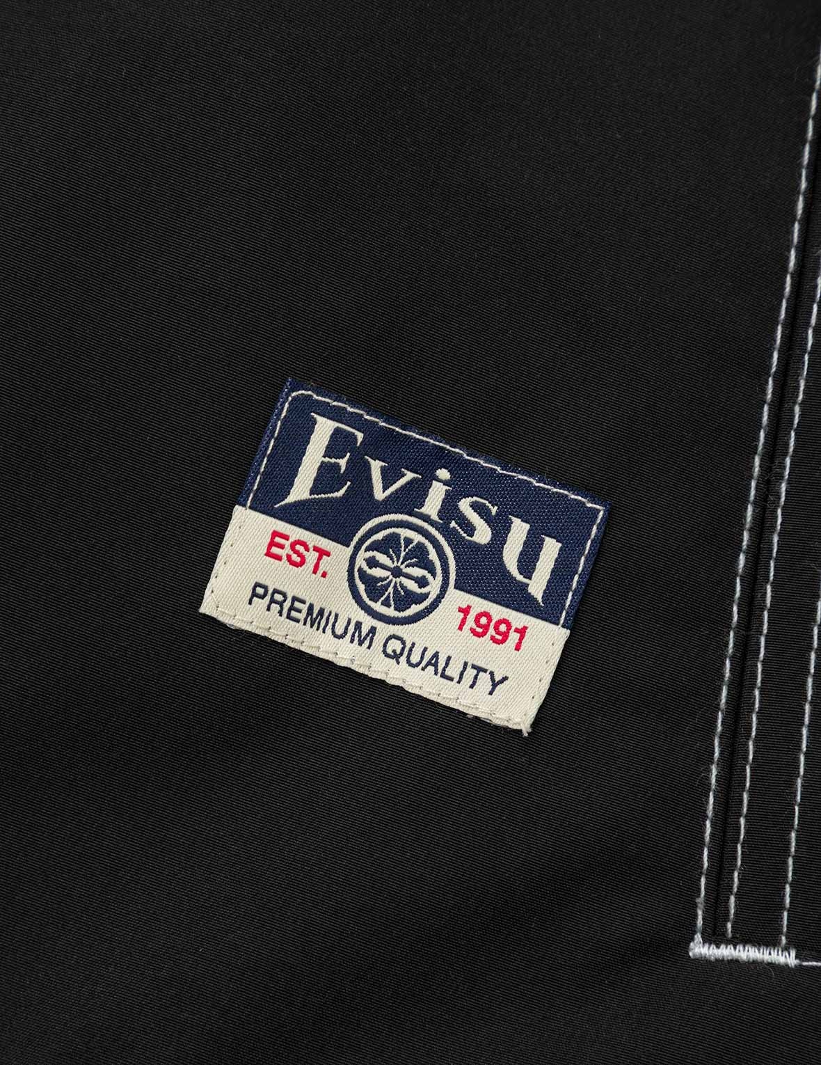 Daruma Print and Logo Appliqué Relax Fit Hooded Jacket - 10