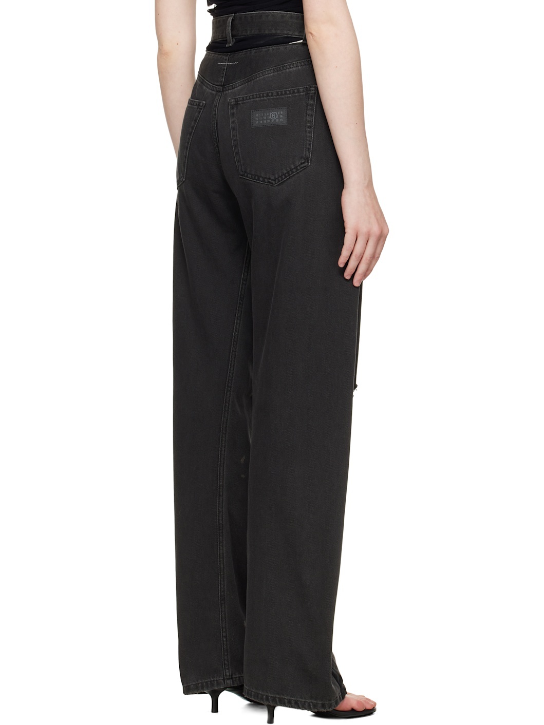 Black 5 Pockets Jeans - 3