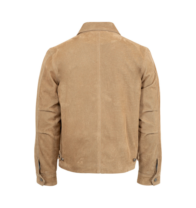 COÛT DE LA LIBERTÉ CARL SUEDE DENIM TWILL PATCHED JACKET outlook