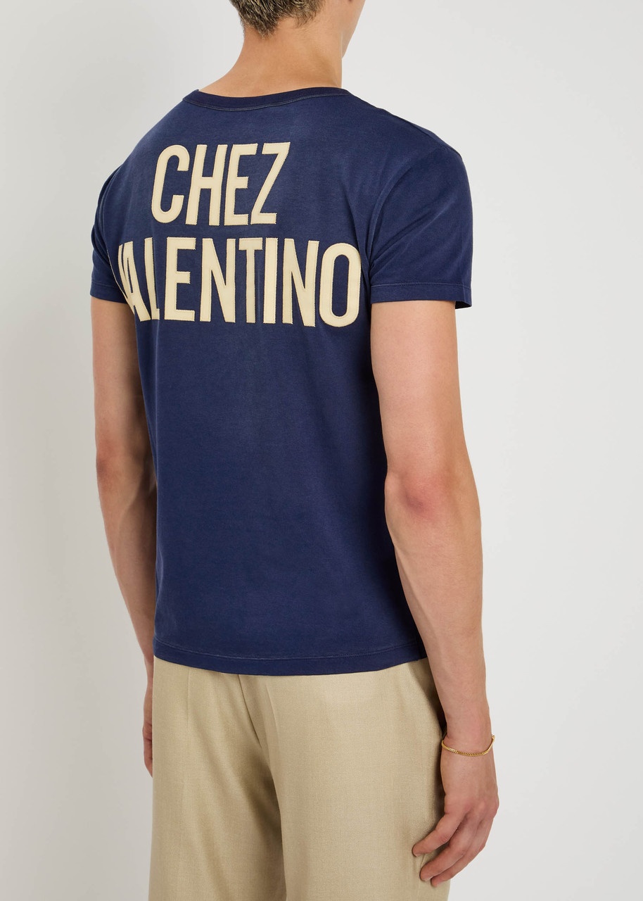 Valentino Garavani Chez Valentino Printed Cotton T-shirt - 3
