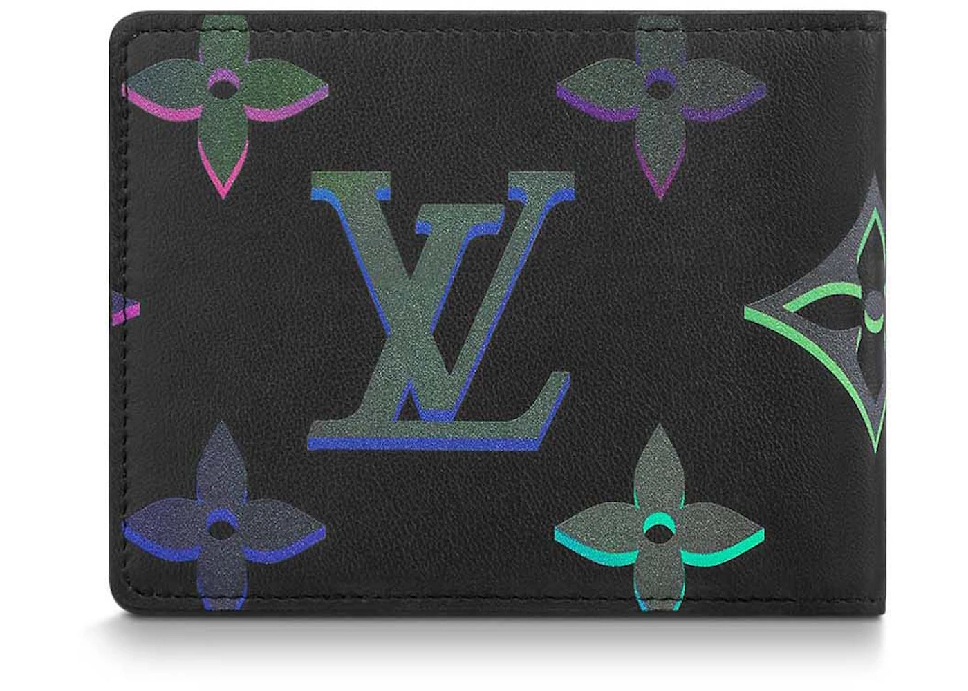 Louis Vuitton Wallet Multiple Black Borealis - 2