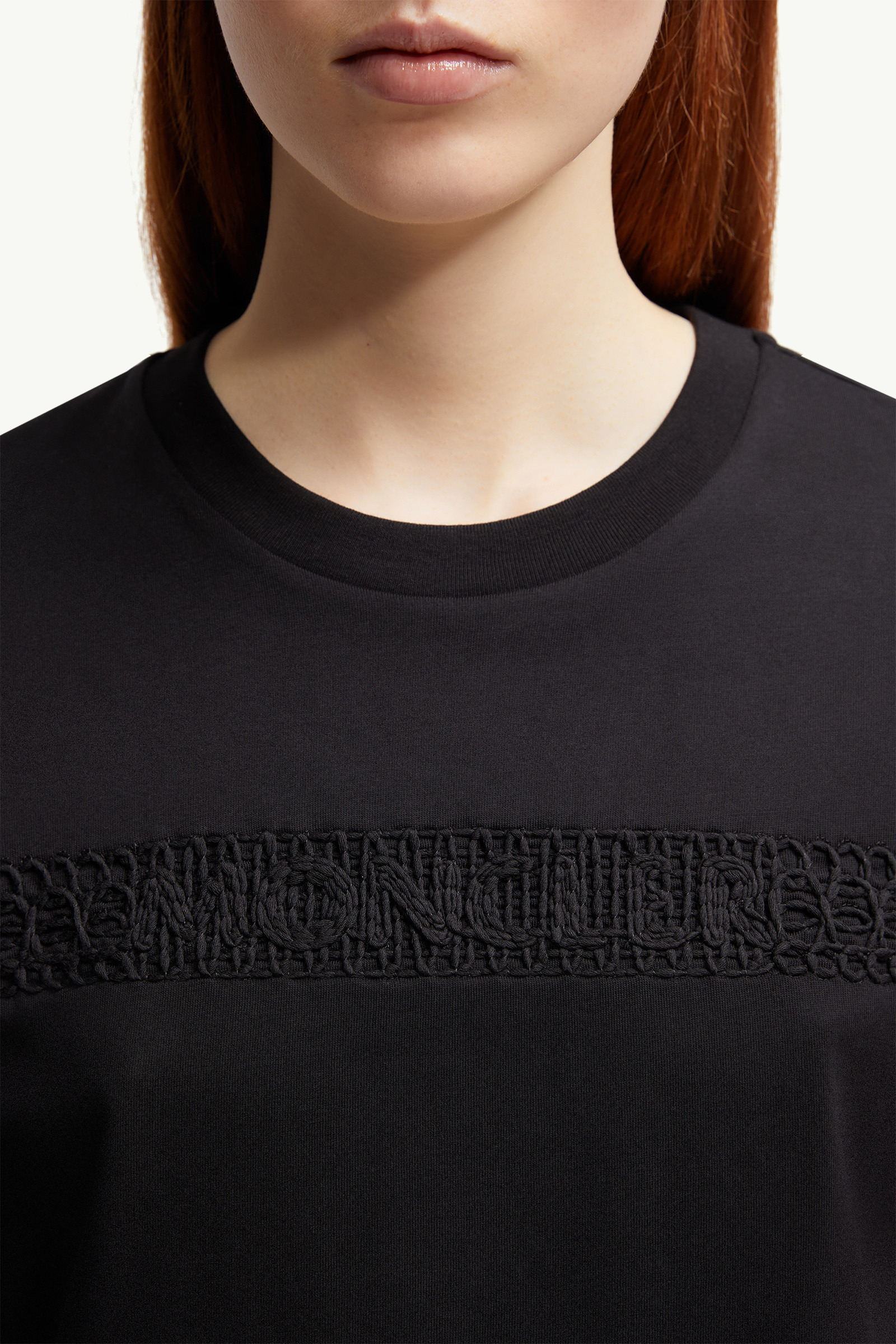 Embroidered Logo Cotton T-Shirt - 6