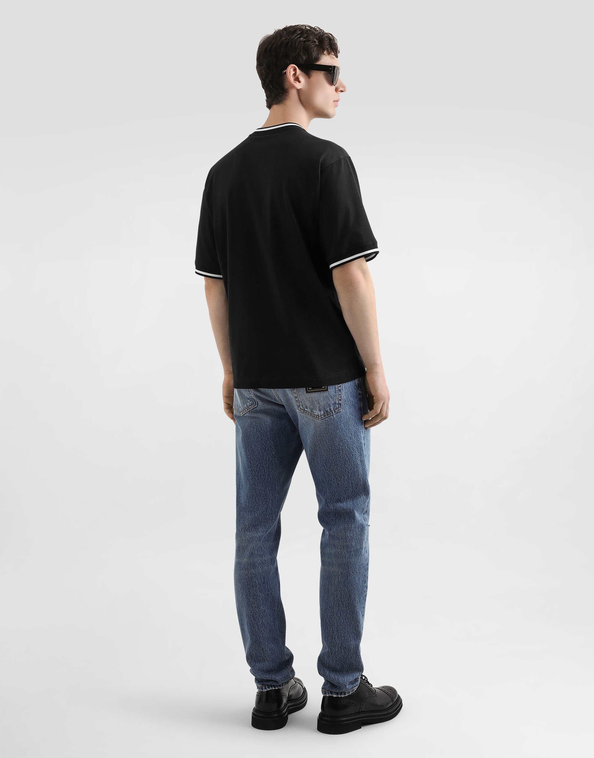Regular cotton jeans - 5