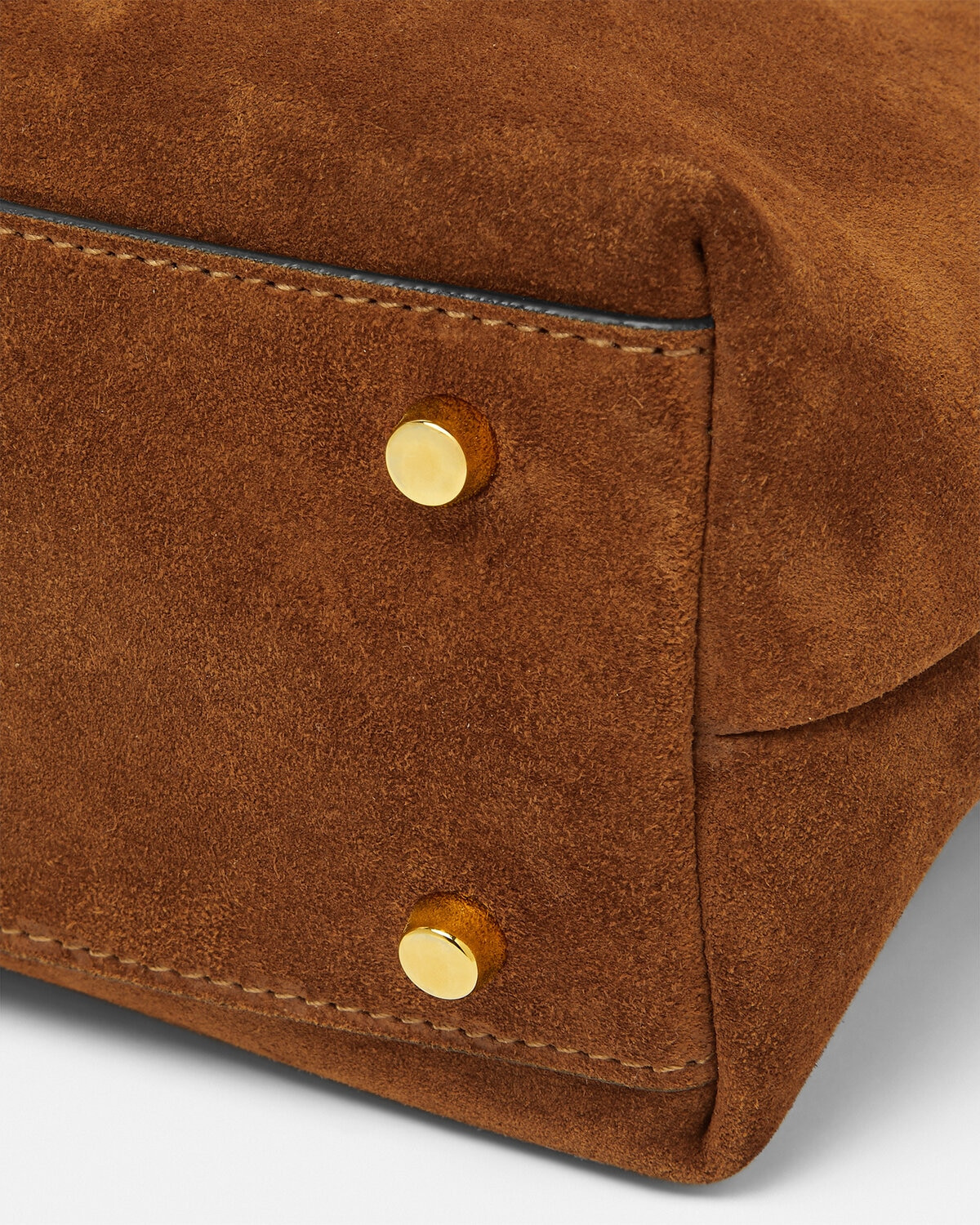 Versace Tag Suede Hobo Bag - 4