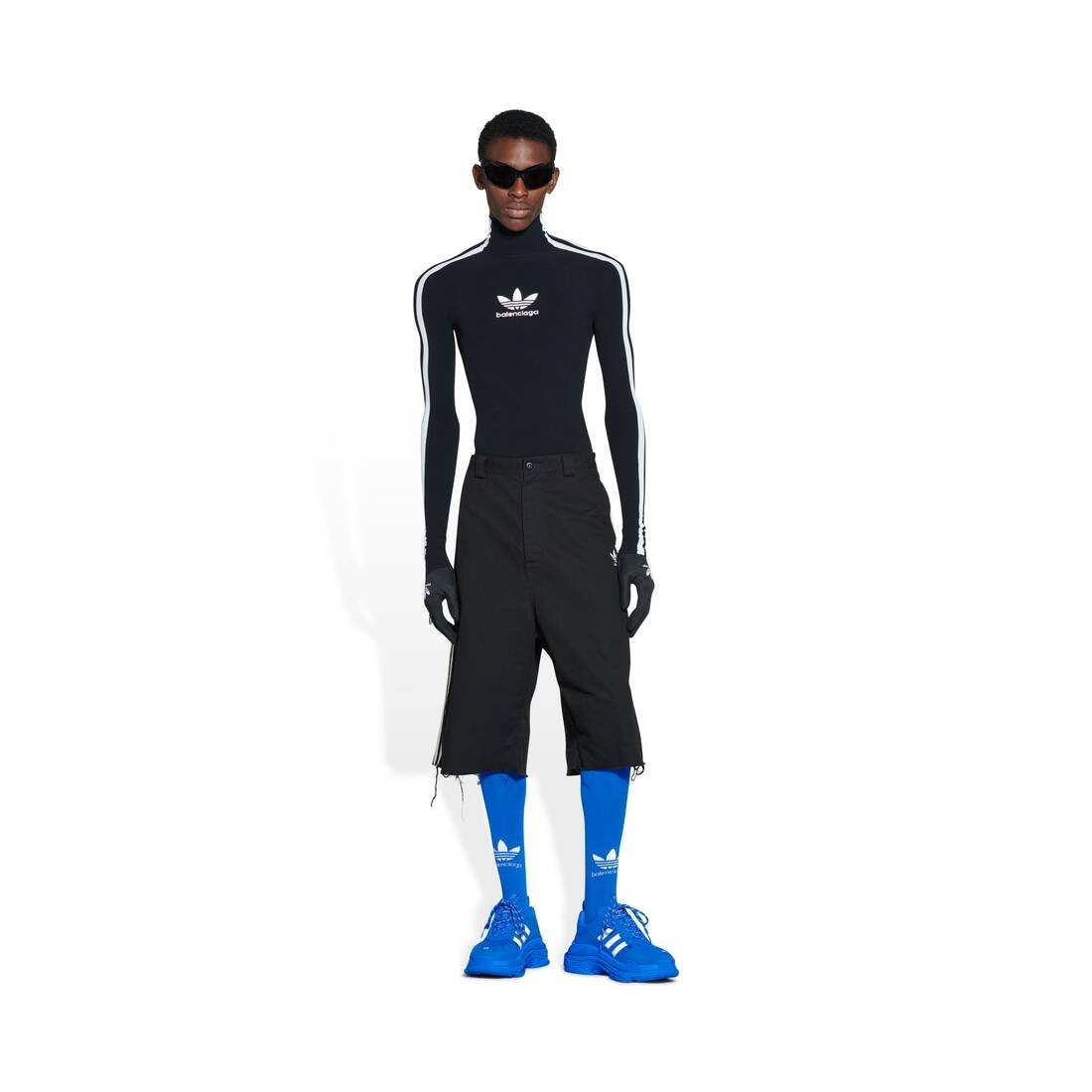 Balenciaga / Adidas Shorts in Black - 2