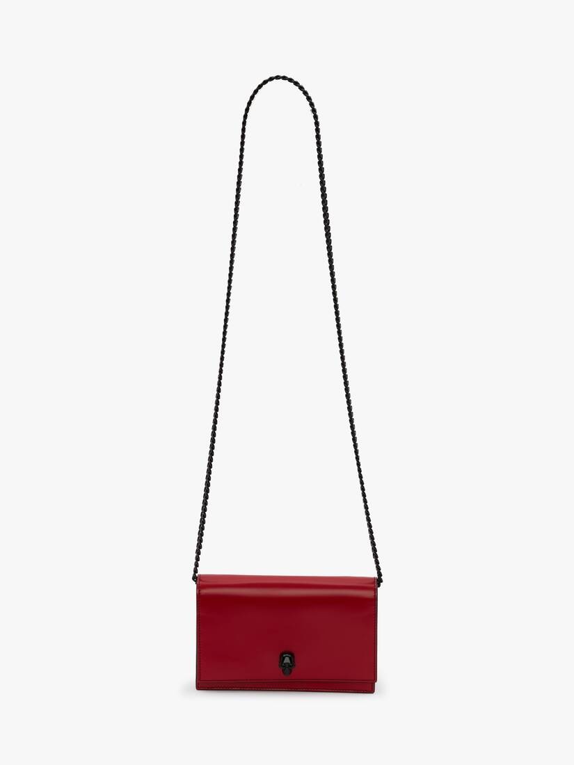 Small Skull Bag in Red - 5