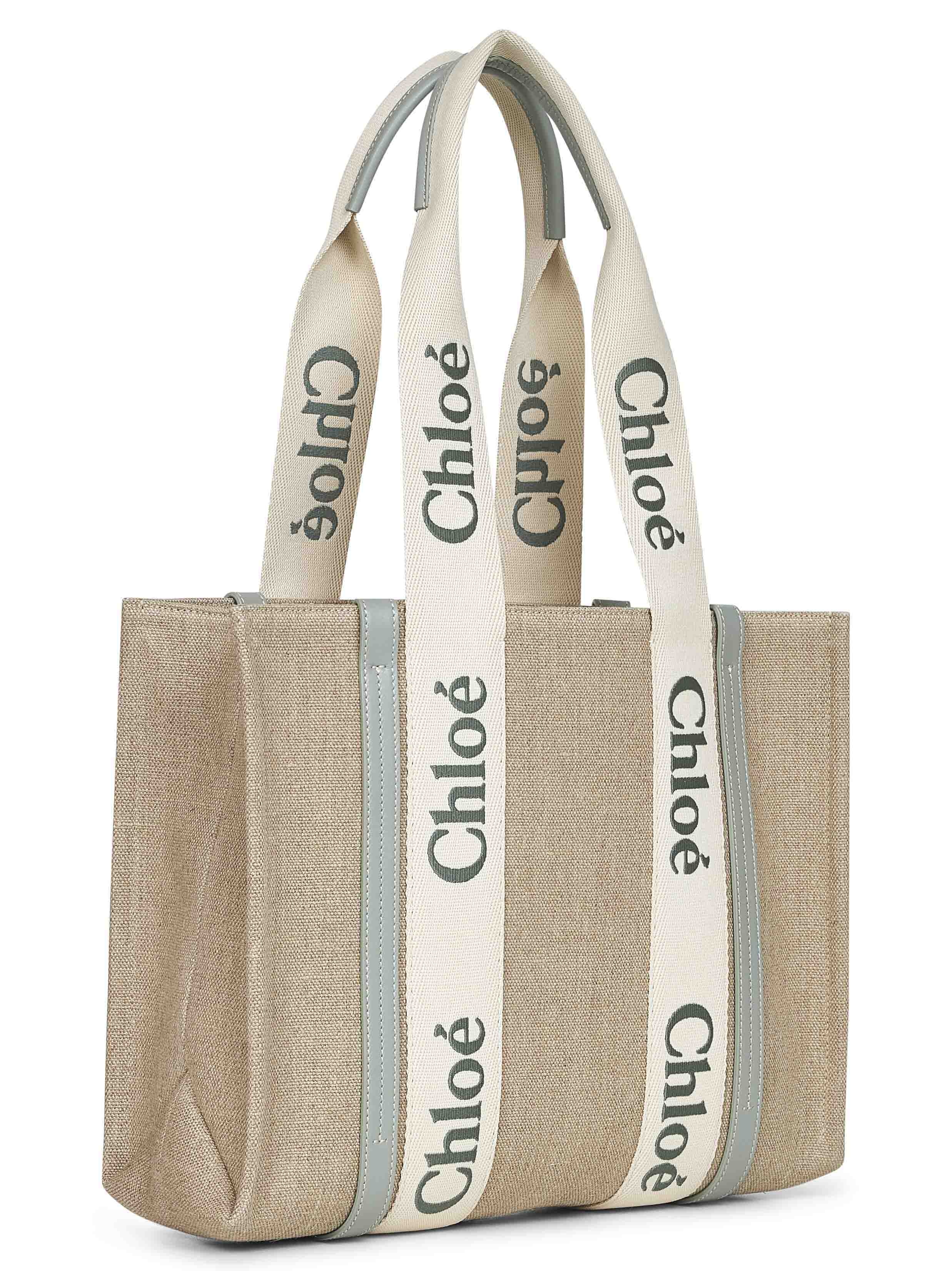 Beige Woody tote bag - 2