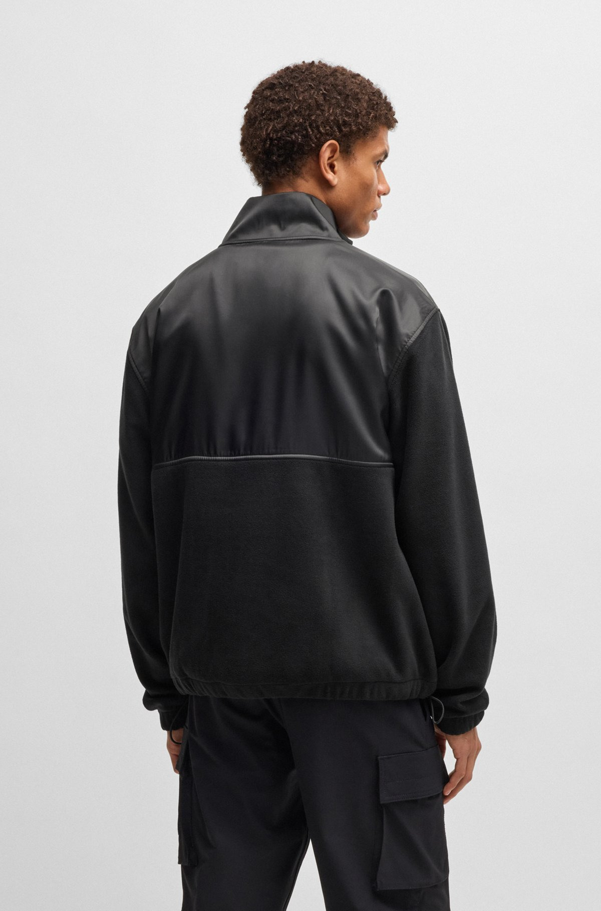 BOSS X NFL FLEECE SWEATSHIRT WITH GOLD-TONE TRIMS - 5