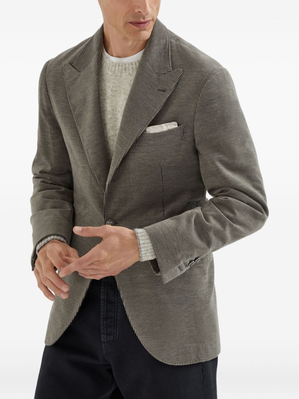 striped blazer - 3