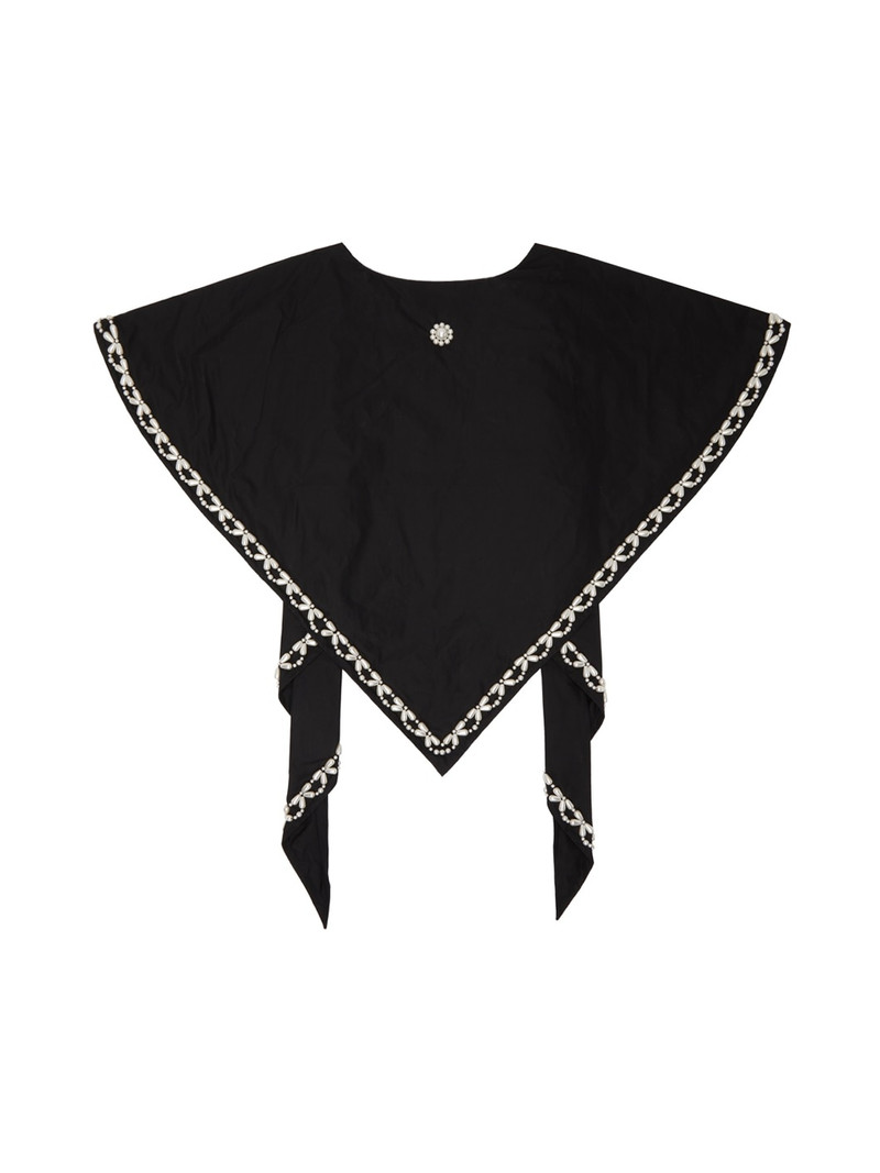 Simone Rocha Black Pearl Scarf outlook