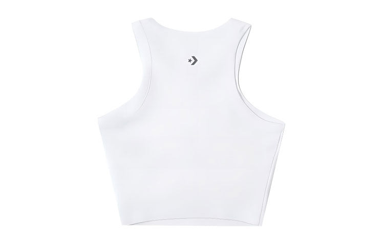 (WMNS) Converse High Neck Knit Tank Top 'White' 10026502-A02 - 2
