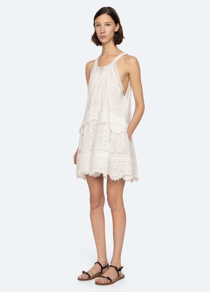 Dahlia Eyelet Tank Dress - 5