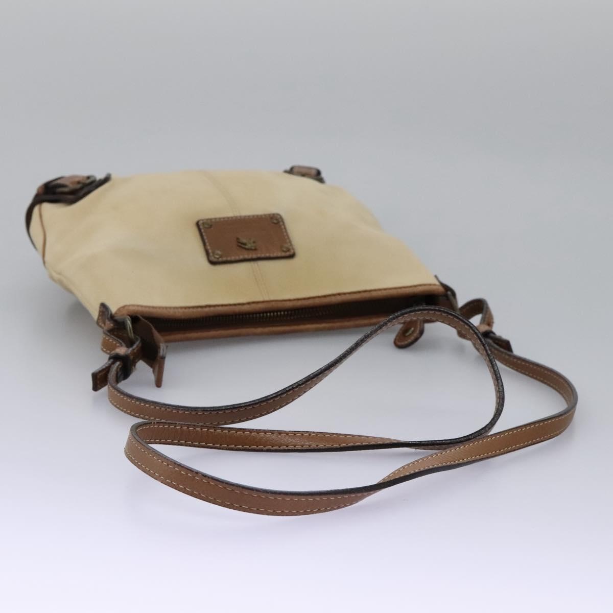 Burberry Blue Label Shoulder Bag Canvas Leather Beige - 7