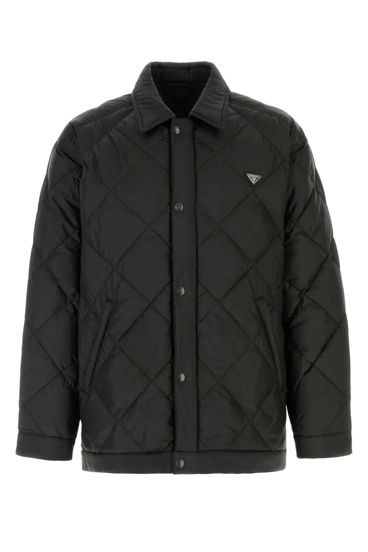 Prada Men Black Polyester Down Jacket - 1