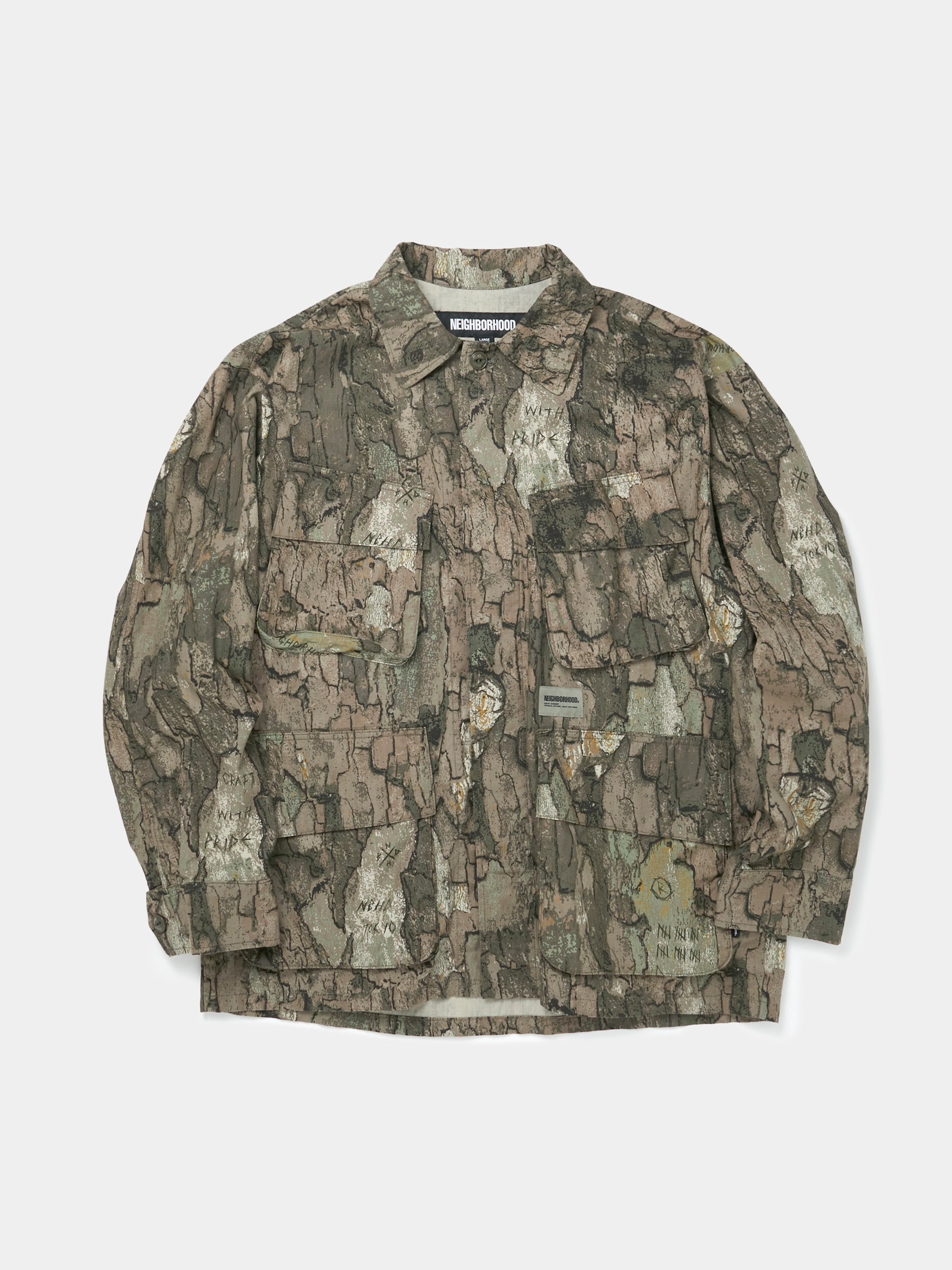 CAMOUFLAGE FATIGUE JACKET - 1