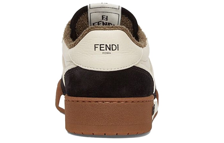 FENDI Match Low Top Suede 'Black Beige' 7E1493AHH2F1FZB - 5