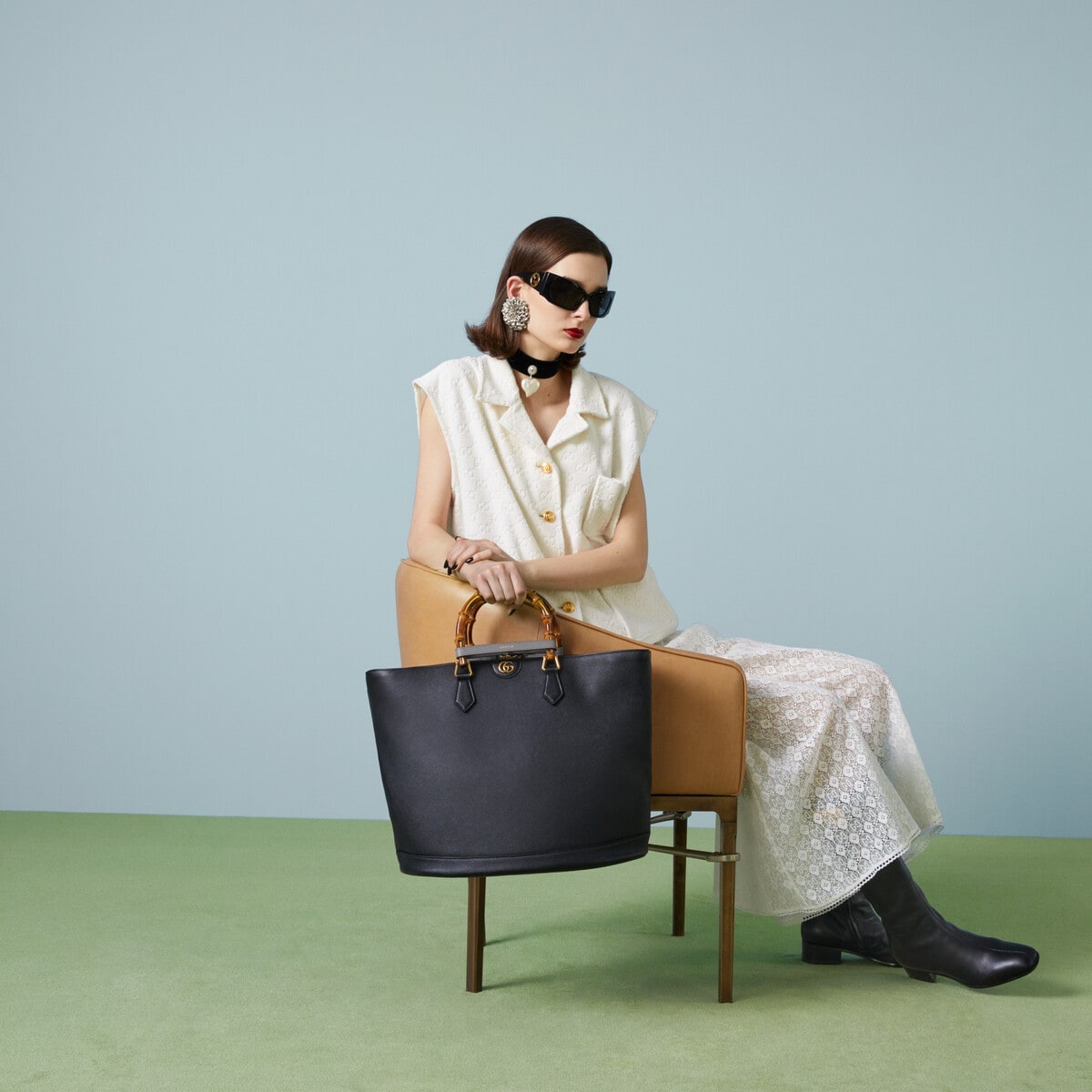 Gucci Diana large tote bag - 4