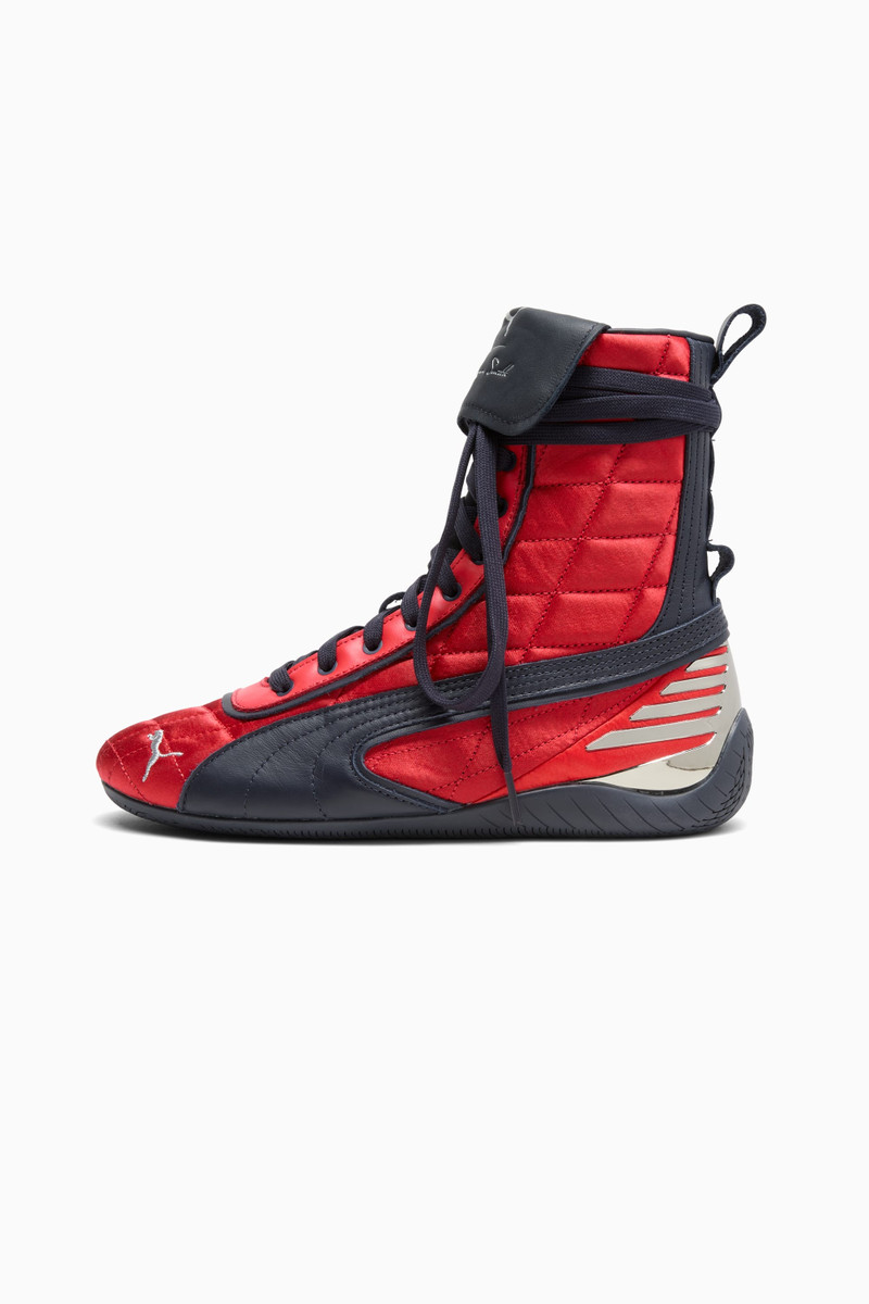 PUMA x LAQUAN SMITH Speedcat Mid Satin Women's Sneakers - 1