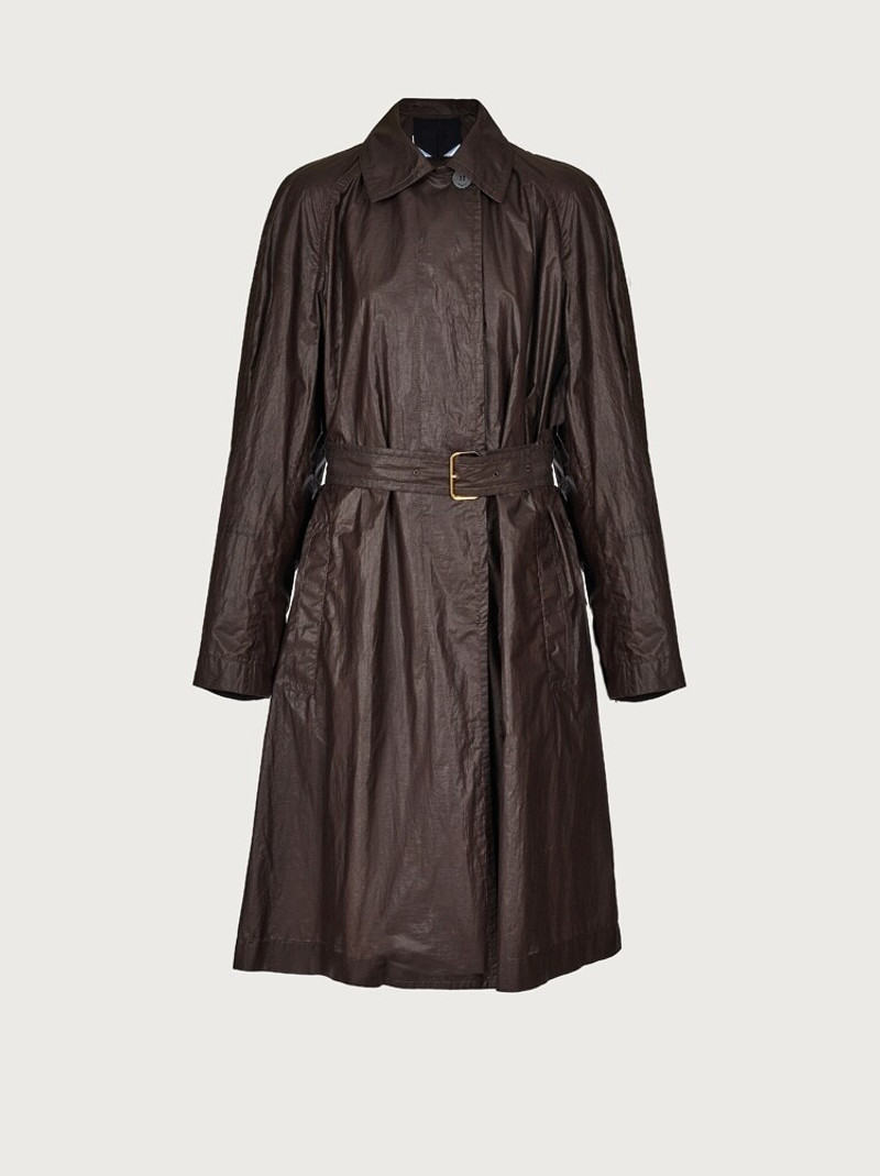 FERRAGAMO TECHNICAL COTTON TRENCH outlook