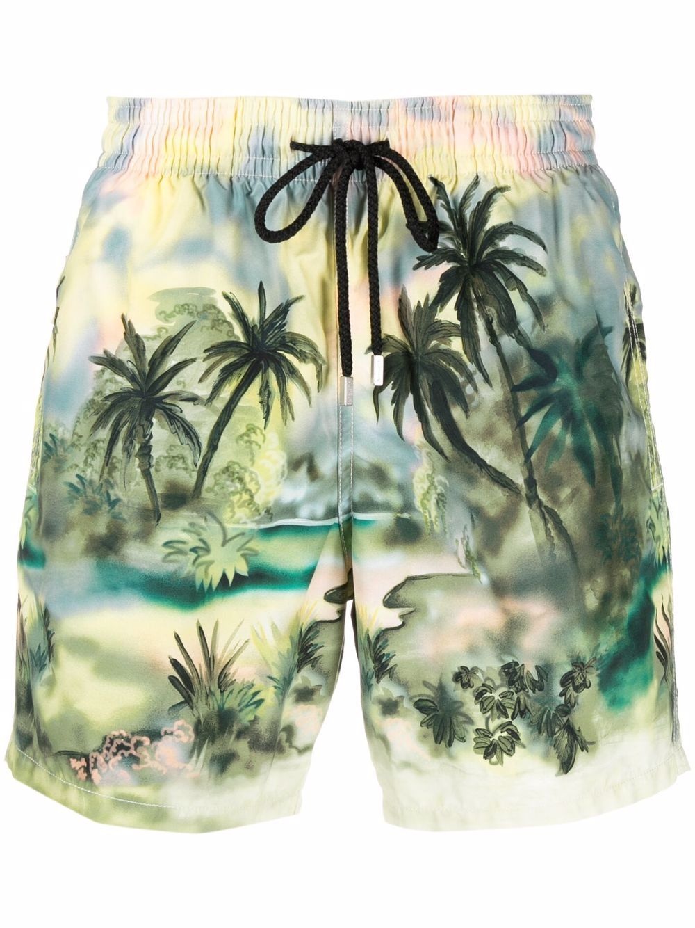 x Vilebrequin Jungle-print swim shorts - 1