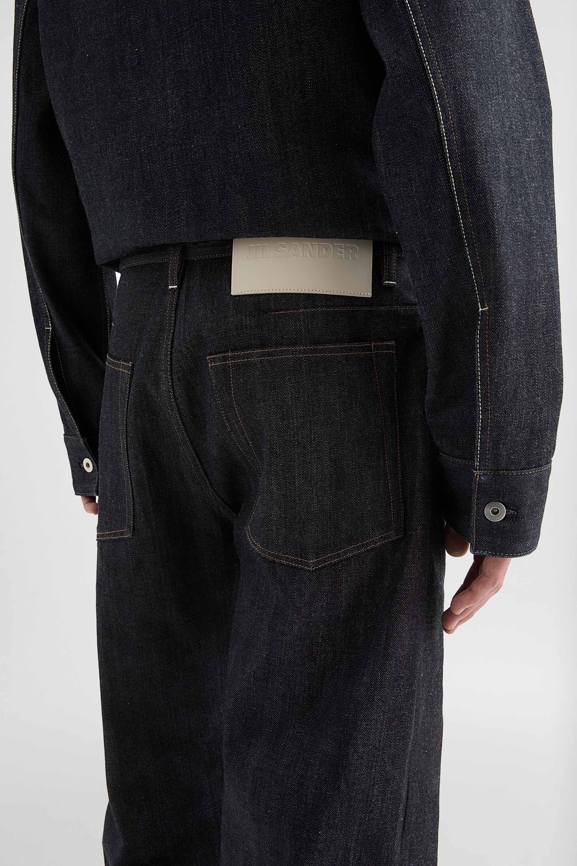 Loose Denim Trousers - 7