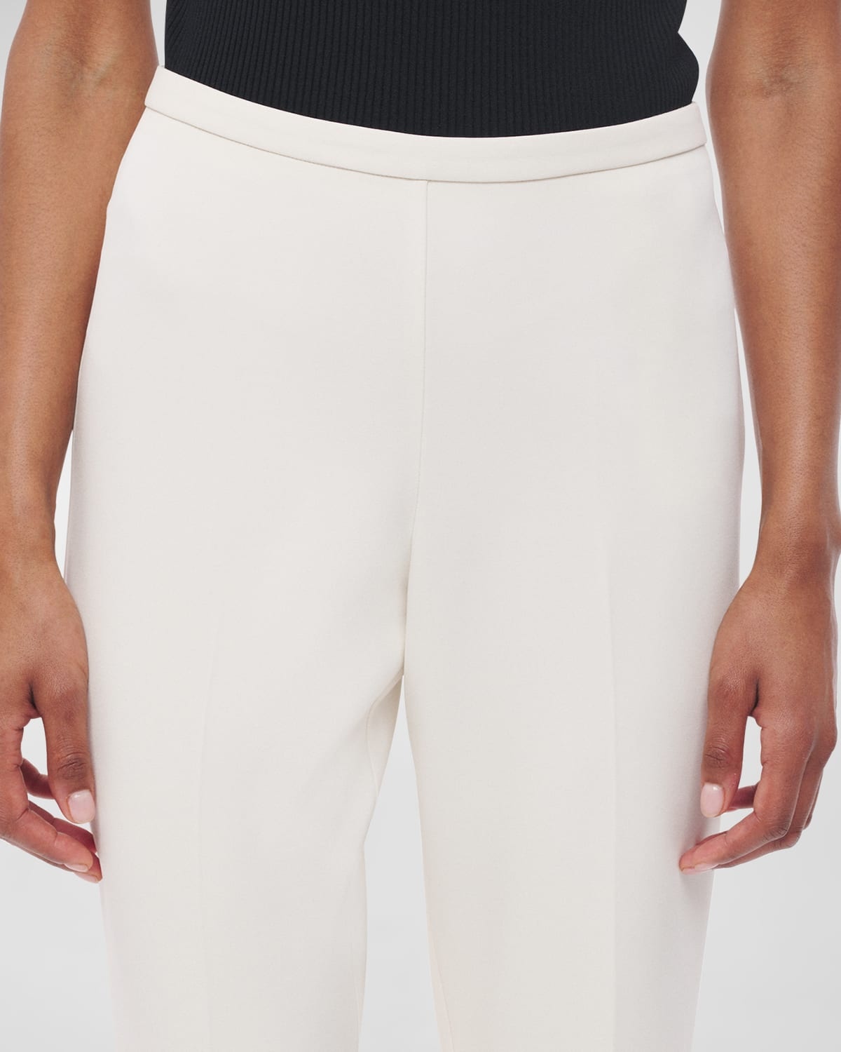 Straight Leg Jersey Pants - 5