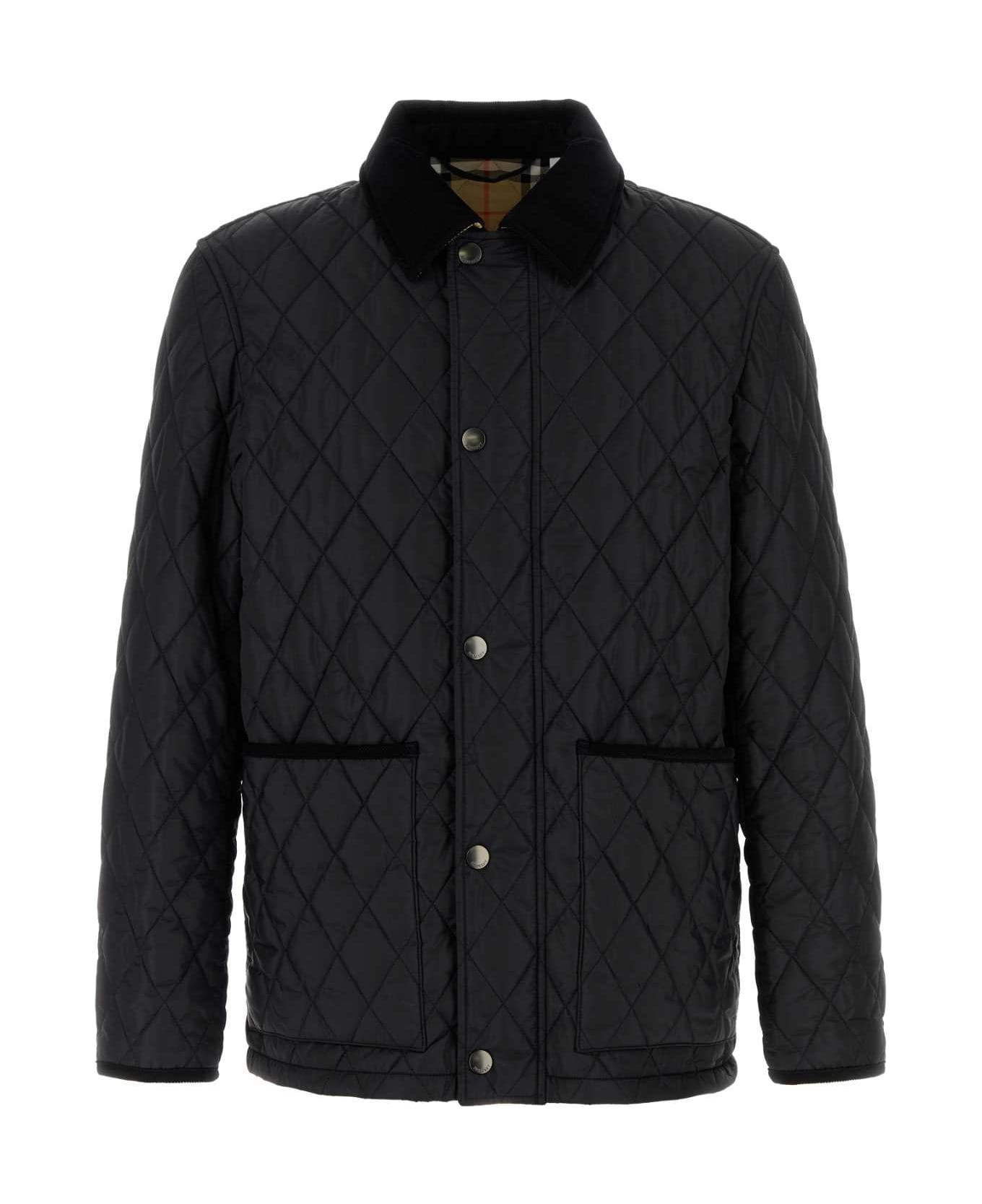 Black Nylon Jacket - 1