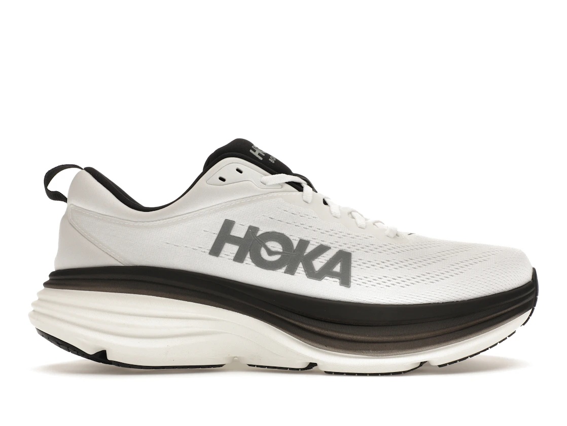 HOKA ONE ONE Hoka One One Bondi 8 White Black | REVERSIBLE