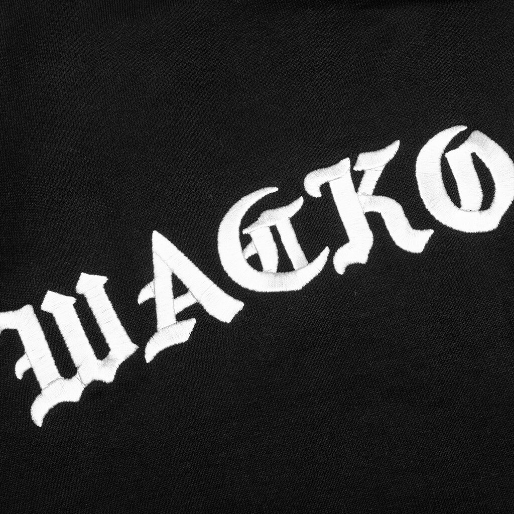 HEAVY WEIGHT PULLOVER HOODED SWEAT SHIRT TYPE-2 - BLACK - 4