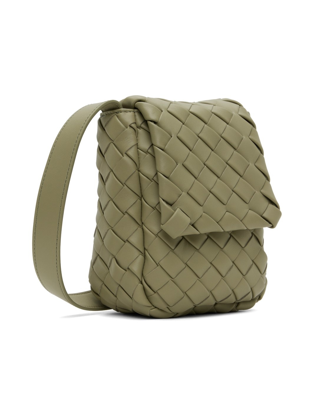 Green Mini Vertical Cobble Pouch - 2
