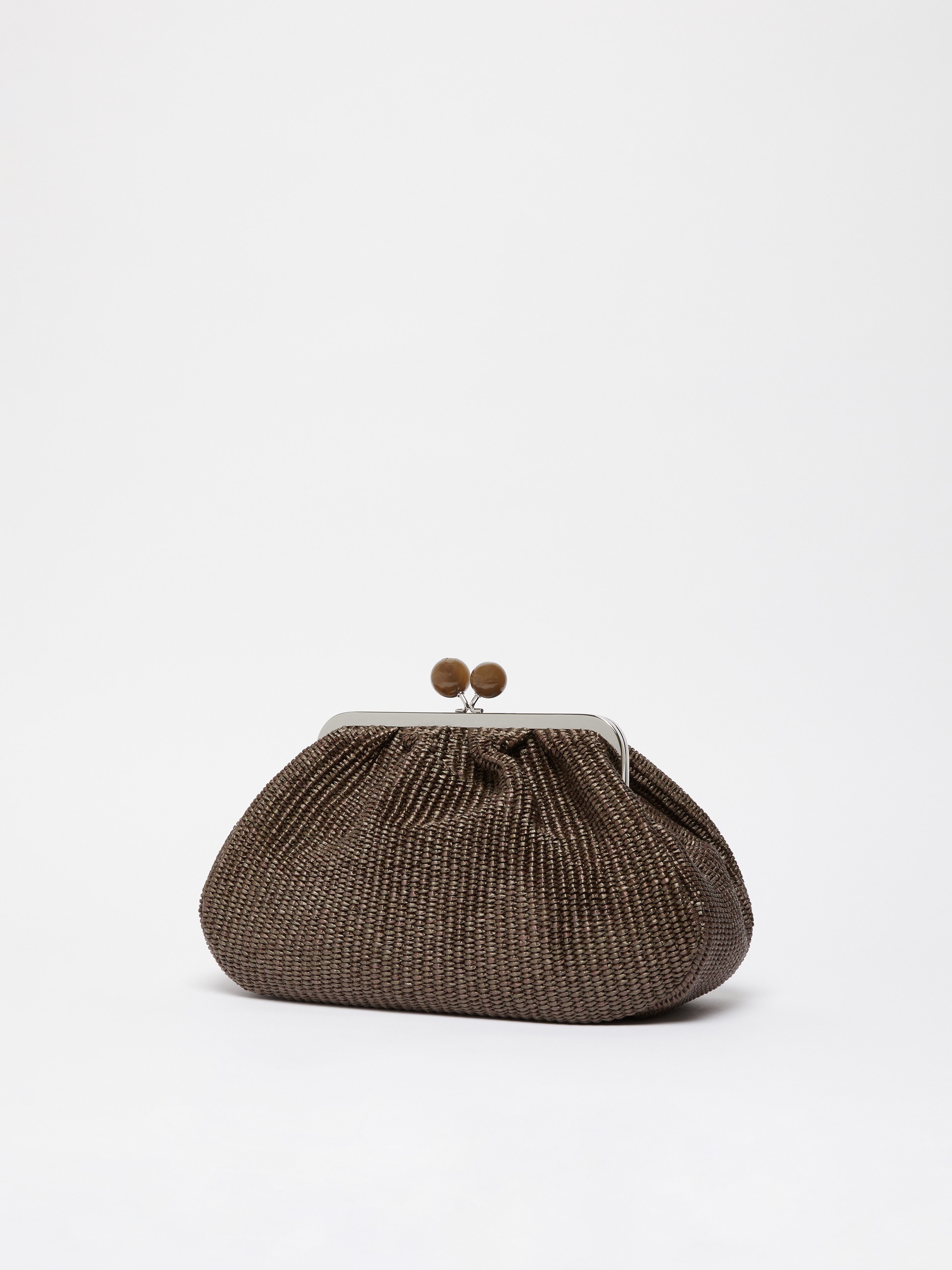 FORTUNA Medium raffia-effect Pasticcino bag - 2