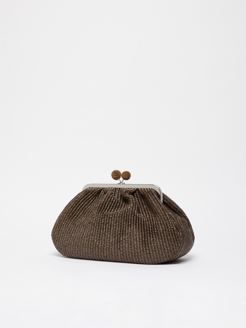WEEKEND Max Mara FORTUNA Medium raffia-effect Pasticcino bag outlook