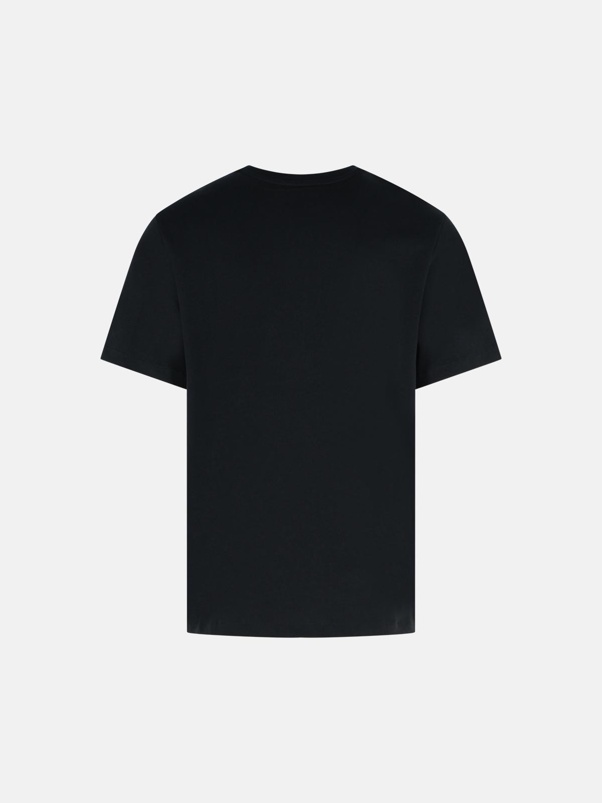 BLACK COTTON T-SHIRT - 3