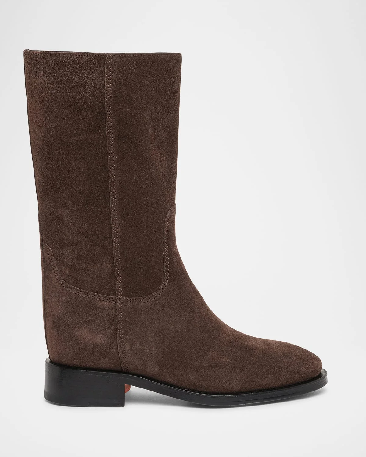 50mm Suede Mid-Calf Boots - 1