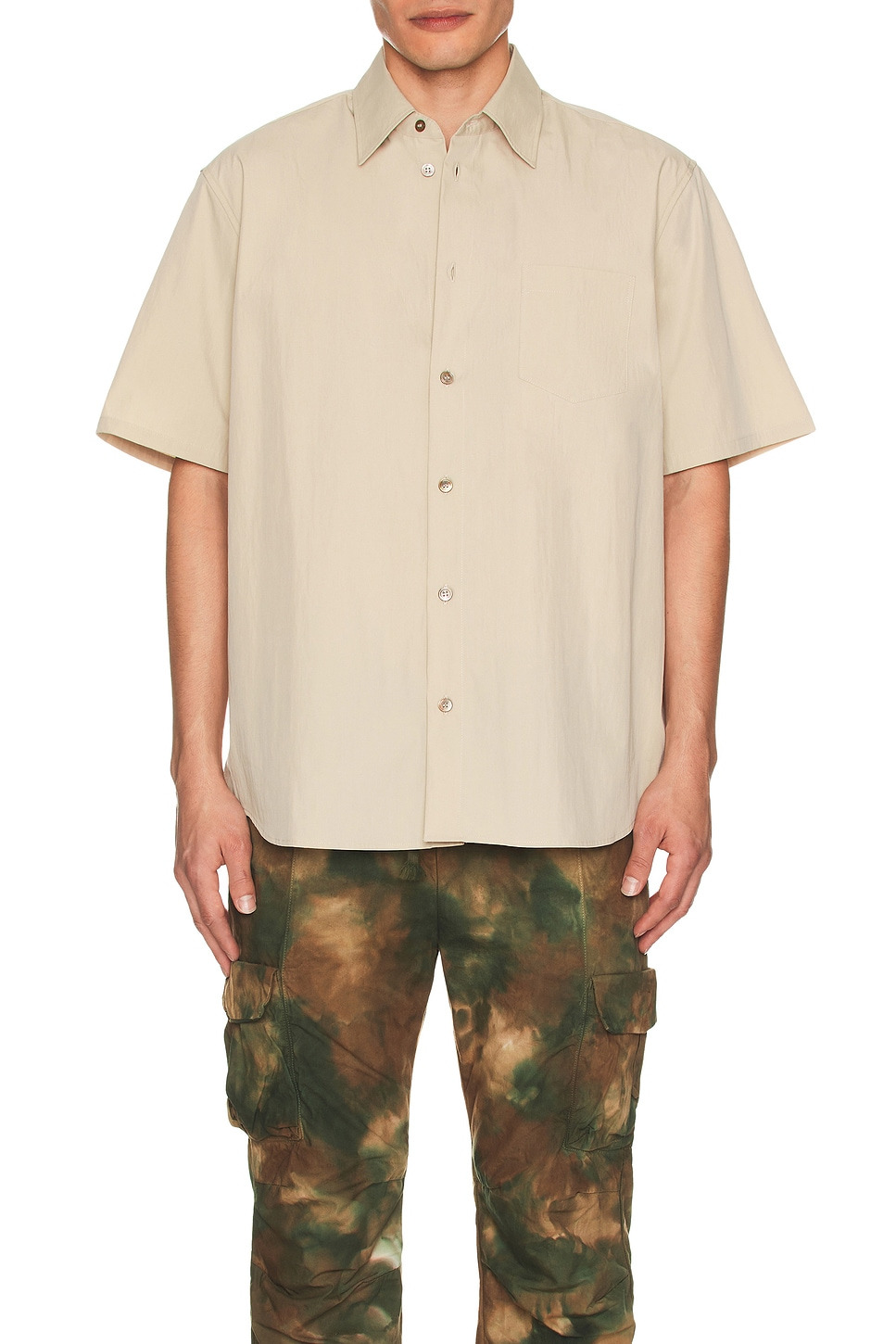 Ss Cloak Button Up - 3