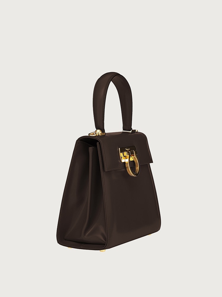 FERRAGAMO ICONIC TOP HANDLE (S) | REVERSIBLE