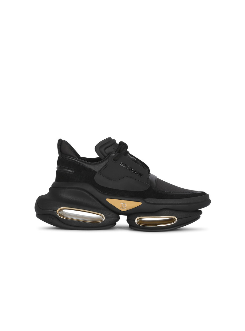 B-Bold low-top trainers in neoprene and suede - 1