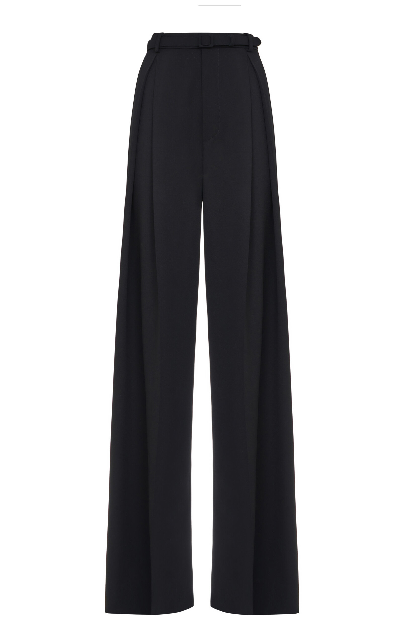 Kelsie Wide-Leg Wool Pant black - 1