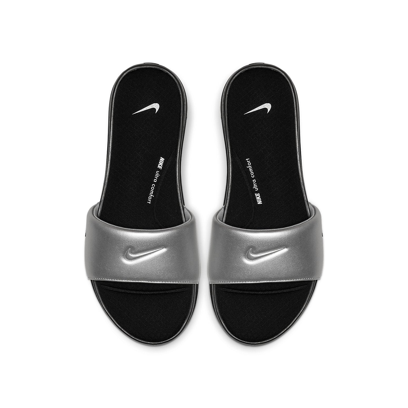 (WMNS) Nike Ultra Comfort3 Slide Slide Black/Silver AR4497-007 - 3