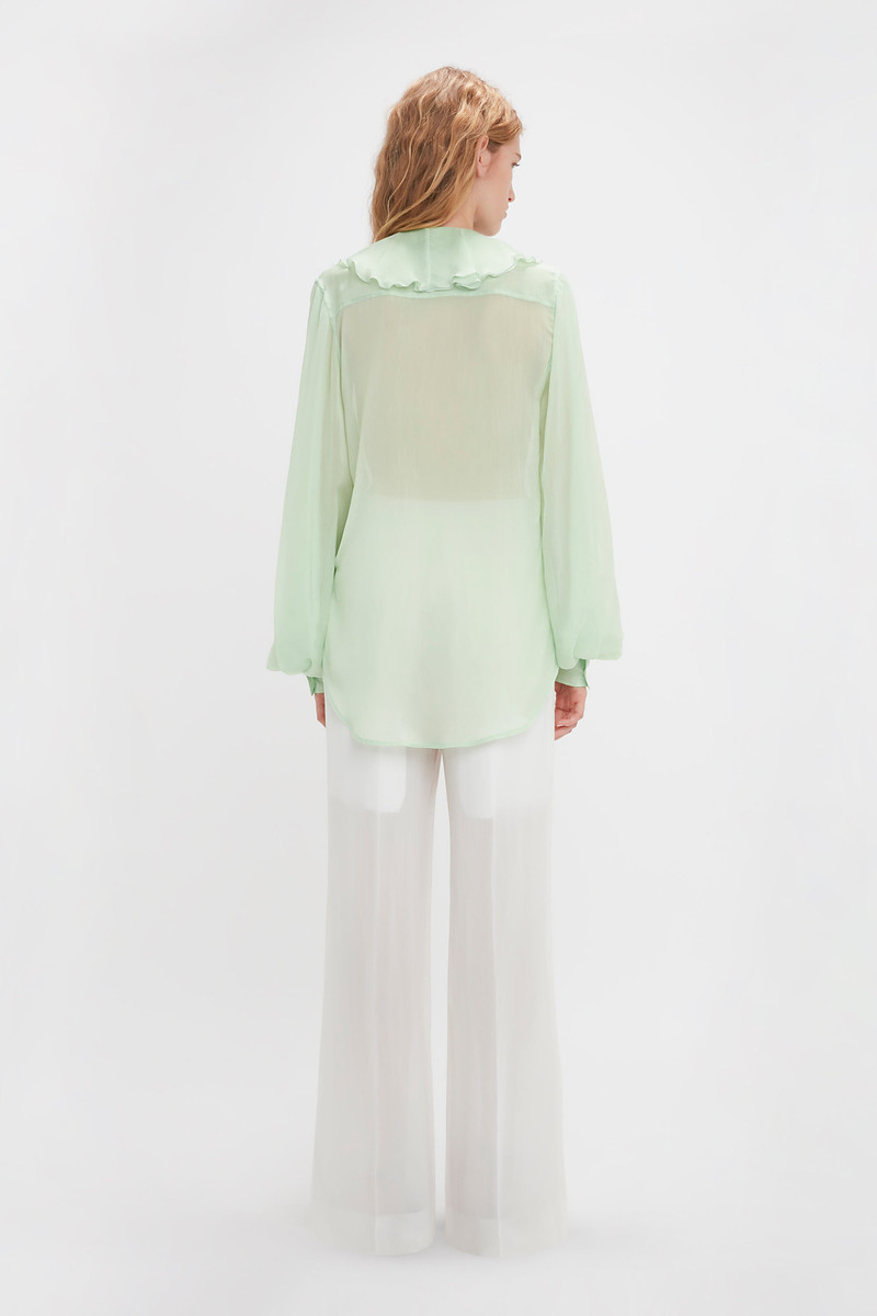 Romantic Blouse In Jade 4